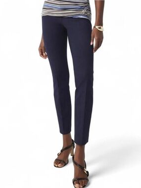 White House Black Market “Slim Ankle”Navy Dress Pants size 12R stretch blend